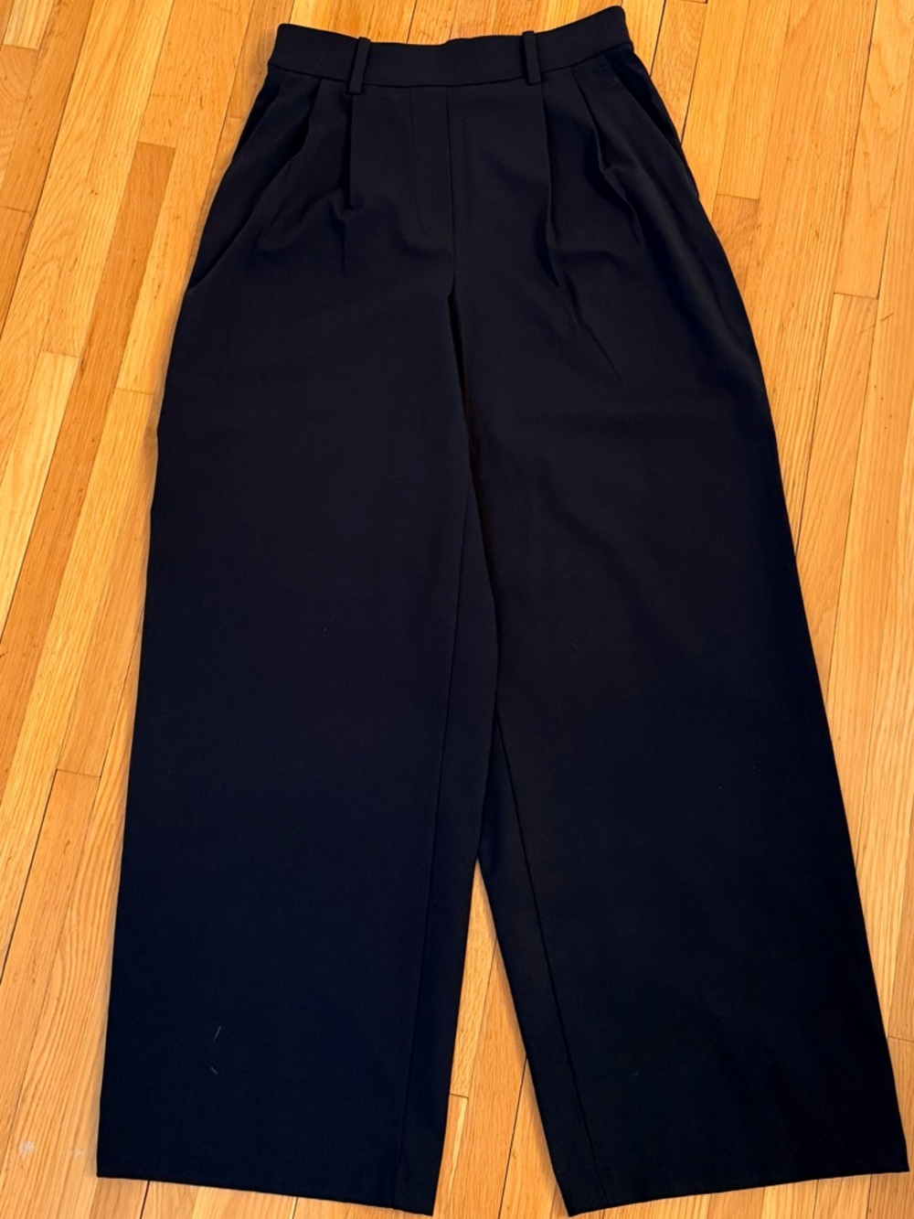 Lululemon Black Wide-Leg High-Rise Pants -